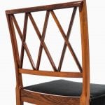 Ole Wanscher dining chairs in rosewood at Studio Schalling