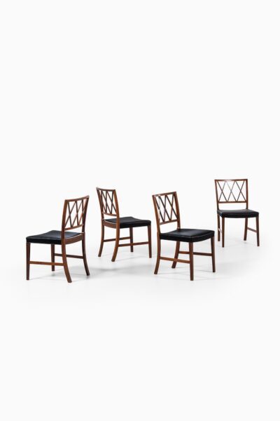 Ole Wanscher dining chairs in rosewood at Studio Schalling