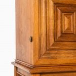 Oscar Nilsson cabinet in oak and brass at Studio Schalling