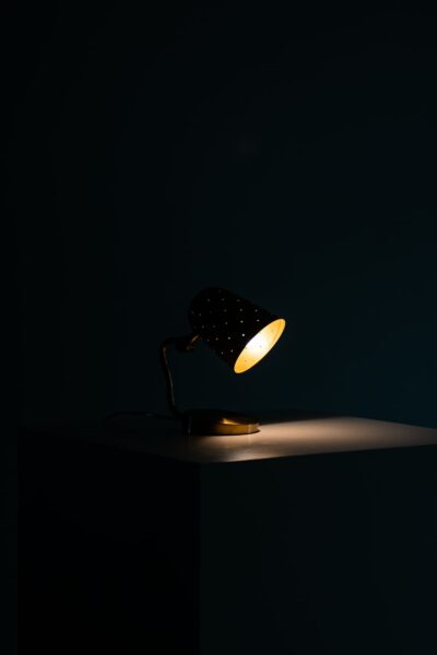 Table / wall lamp in brass by Boréns at Studio Schalling