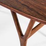 Coffee table in rosewood at Studio Schalling