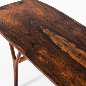 Coffee table in rosewood at Studio Schalling