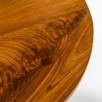 Round side table in oregon pine and elm at Studio Schalling