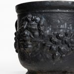 Cast iron urn produced in Sweden at Studio Schalling