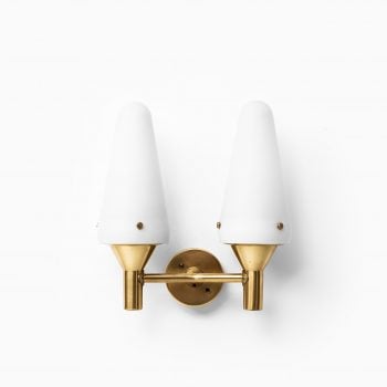 Hans-Agne Jakobsson wall lamps in brass at Studio Schalling