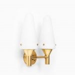 Hans-Agne Jakobsson wall lamps in brass at Studio Schalling