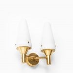 Hans-Agne Jakobsson wall lamps in brass at Studio Schalling