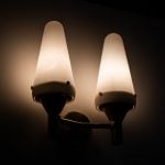 Hans-Agne Jakobsson wall lamps in brass at Studio Schalling