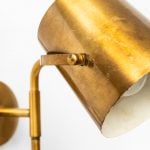 Mid century wall lamps in brass at Studio Schalling