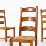 Large set of 11 art deco dining chairs at Studio Schalling