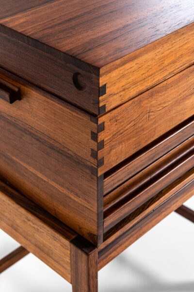 Gunnar Myrstrand side table in rosewood at Studio Schalling