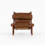 Arne Norell Inca easy chair in brown leather at Studio Schalling