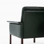 Hans Olsen easy chairs in green leather at Studio Schalling