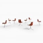 Poul Kjærholm PK-9 dining chairs by EKC at Studio Schalling