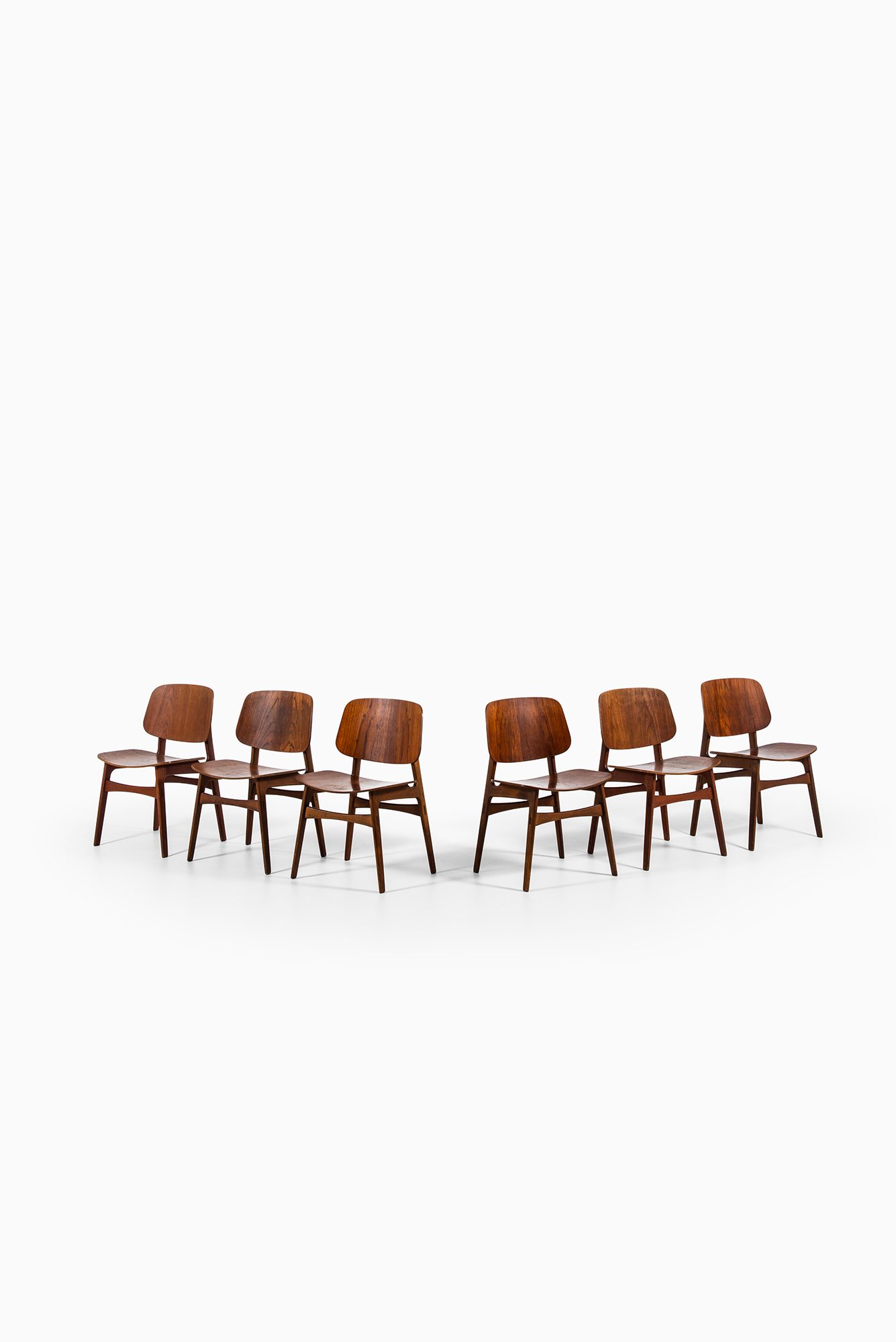 Børge Mogensen dining chairs model 122 at Studio Schalling