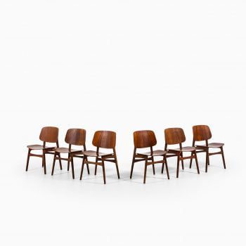 Børge Mogensen dining chairs model 122 at Studio Schalling