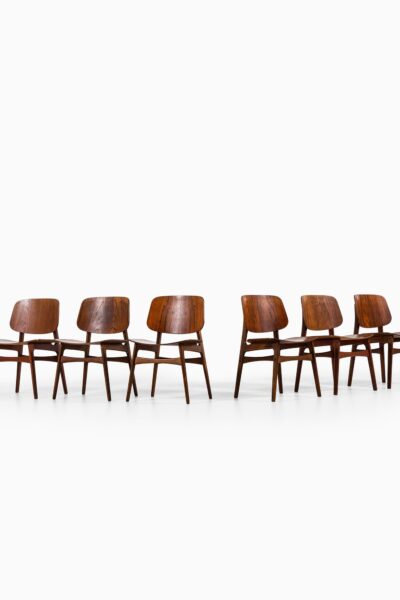 Børge Mogensen dining chairs model 122 at Studio Schalling