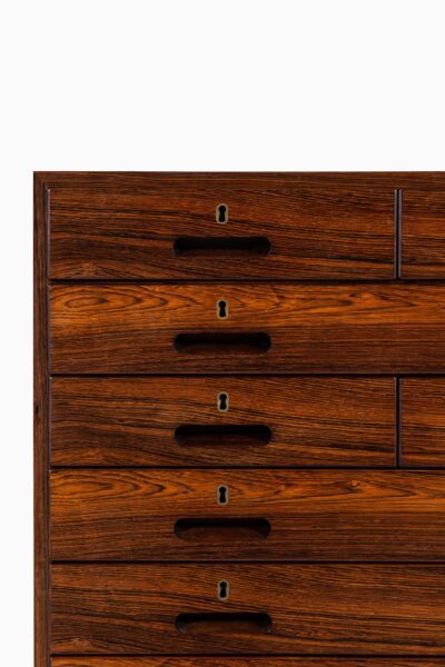 Kai Winding bureau in rosewood and brass at Studio Schalling