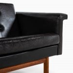 Karl-Erik Ekselius sofa in black leather at Studio Schalling