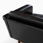 Karl-Erik Ekselius sofa in black leather at Studio Schalling