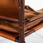 Arne Norell Sirocco easy chairs in rosewood at Studio Schalling