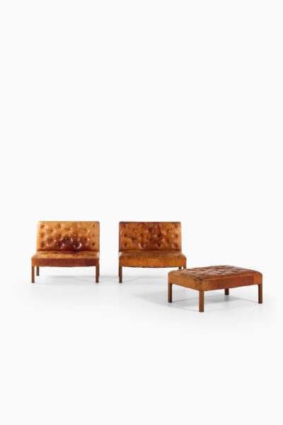 Kaare Klint Addition sofas in niger leather at Studio Schalling