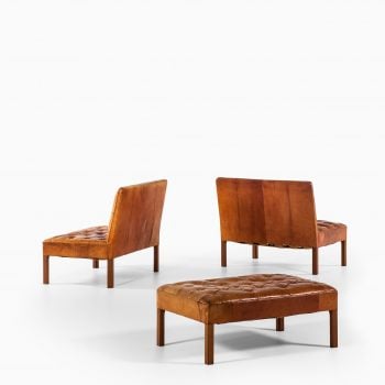 Kaare Klint Addition sofas in niger leather at Studio Schalling