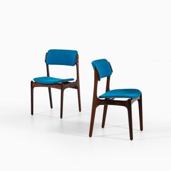 Erik Buch OD-49 dining chairs in rosewood at Studio Schalling