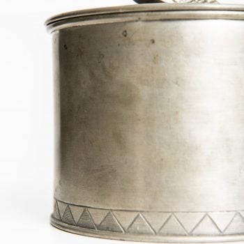 Pewter jar from 1928 by Svenskt Tenn at Studio Schalling