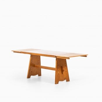Göran Malmvall dining table in solid pine at Studio Schalling
