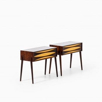 Rimbert Sandholt bedside tables in rosewood at Studio Schalling