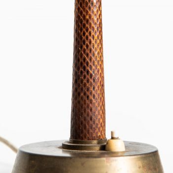 Table lamp in brass by AB E. Hansson & Co at Studio Schalling