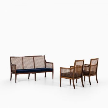 Lysberg Hansen & Therp Bergere easy chairs at Studio Schalling