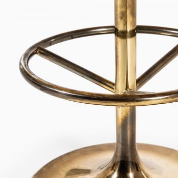 Börje Johansson bar stools in brass at Studio SchallingBörje Johansson bar stools in brass at Studio Schalling