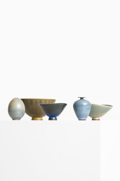 Berndt Friberg small ceramic vases at Studio Schalling