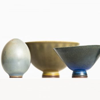 Berndt Friberg small ceramic vases at Studio Schalling
