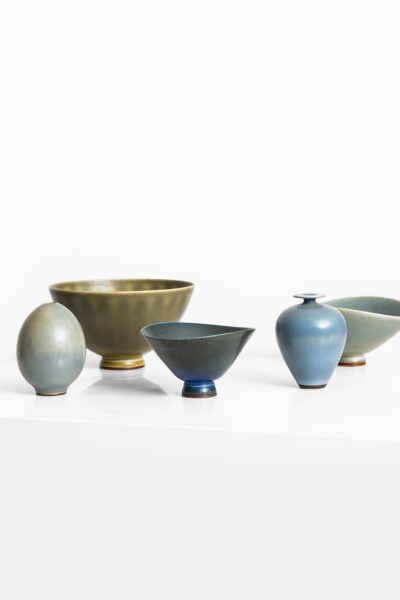 Berndt Friberg small ceramic vases at Studio Schalling