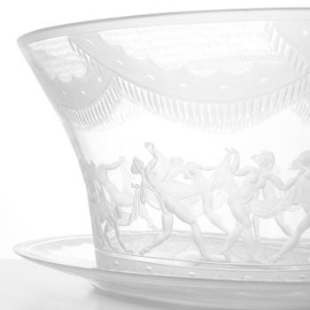 Simon Gate glass vase model Slöjdansen at Studio Schalling