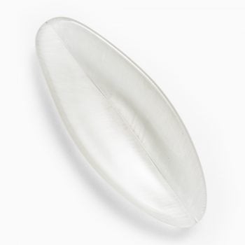 Tapio Wirkkala glass tray by Iittala in Finland at Studio Schalling