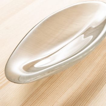 Tapio Wirkkala glass tray by Iittala in Finland at Studio Schalling
