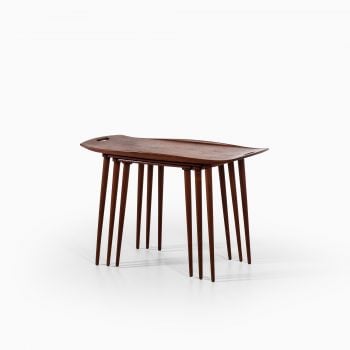 Jens Harald Quistgaard nesting tables in teak at Studio Schalling