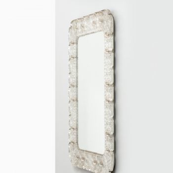 Carl Fagerlund glass mirror by Orrefors at Studio Schalling