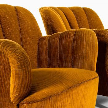 Pair of easy chairs attributed to Otto Schulz at Studio Schalling