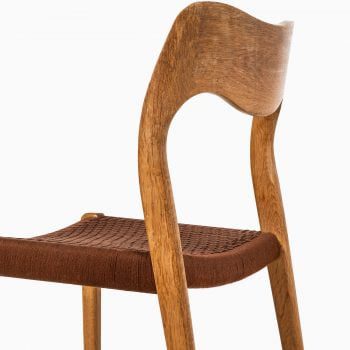 Niels O. Møller dining chairs model 71 at Studio Schalling