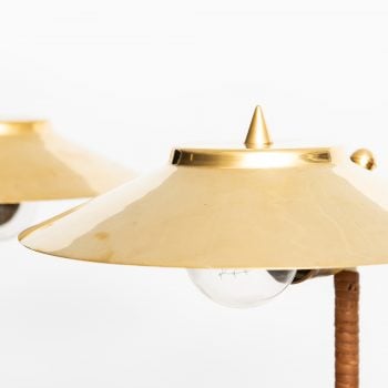 Pair of table lamps attributed to Paavo Tynell at Studio Schalling