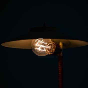 Pair of table lamps attributed to Paavo Tynell at Studio Schalling