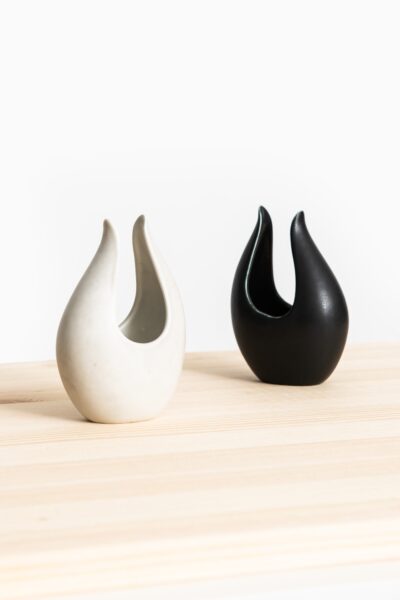 Gunnar Nylund Caolina ceramic vases at Studio Schalling