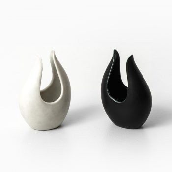 Gunnar Nylund Caolina ceramic vases at Studio Schalling