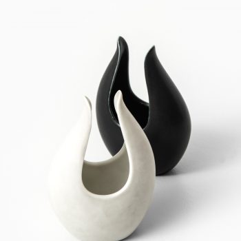 Gunnar Nylund Caolina ceramic vases at Studio Schalling