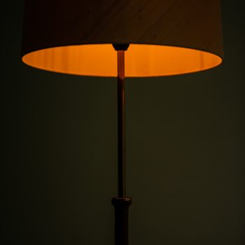 Pair of floor lamps in rosewood by Bergbom at Studio Schalling